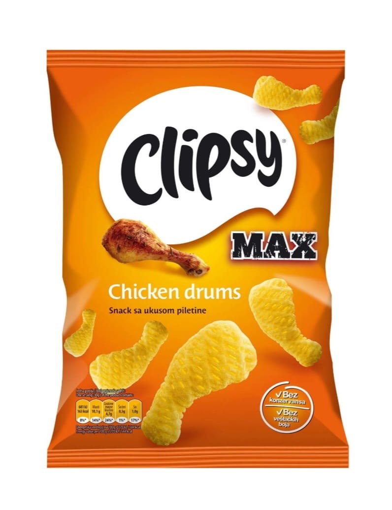 Clipsy Max Chicken Drums 33g