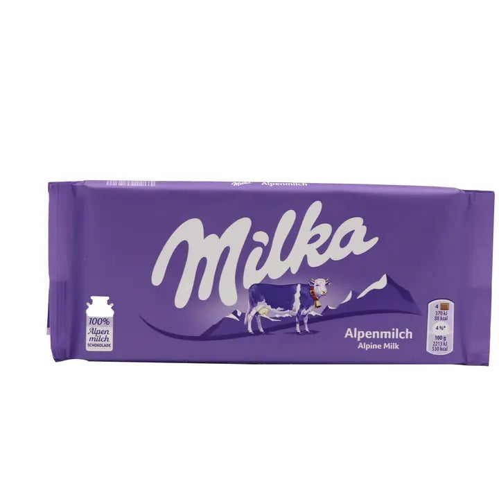 Milka Alpine Milk Chocolate 100GR