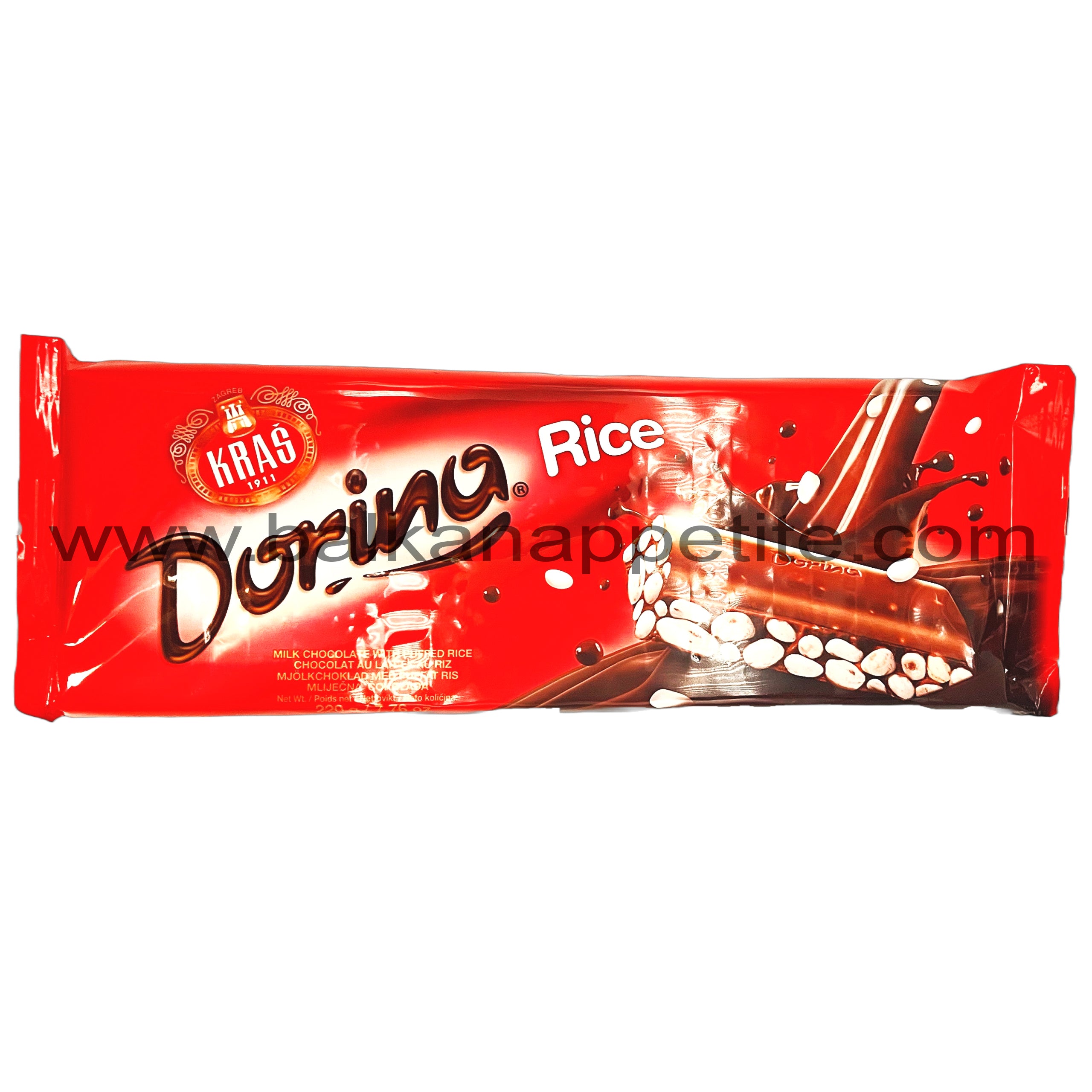Kras Dorina Chocolate with Puffed Rice 220g (7.76oz) – Balkan Appetite