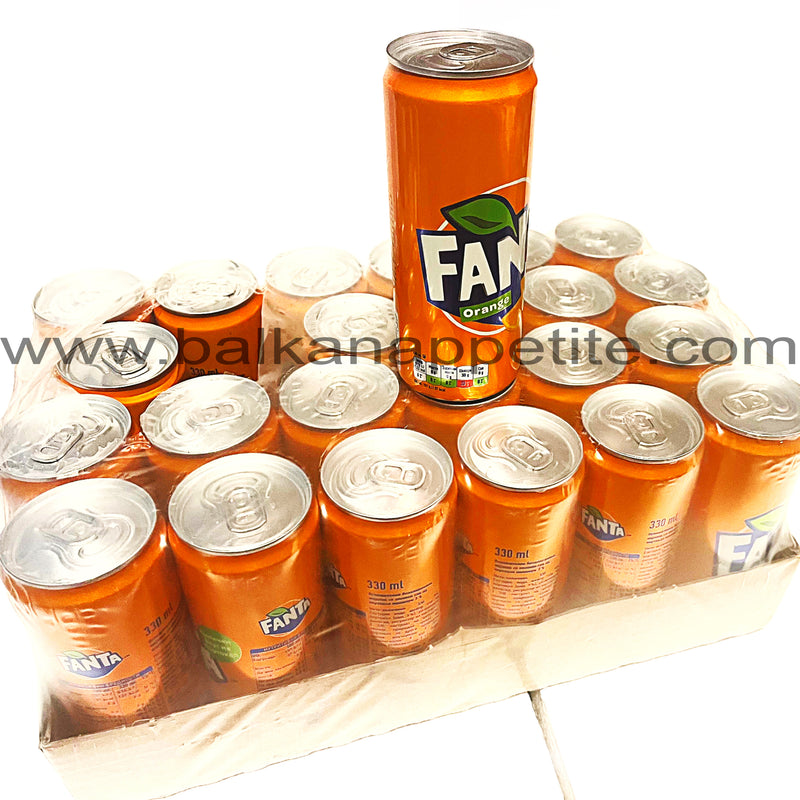 Fanta  Orange Cans 24*330ml (11.16oz)