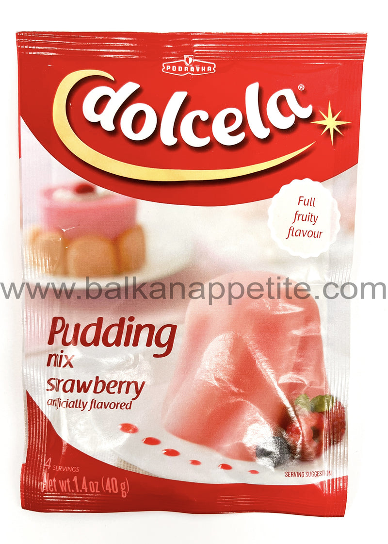 Dolcela Pudding Mix Sreawberry 40g(1.4oz)