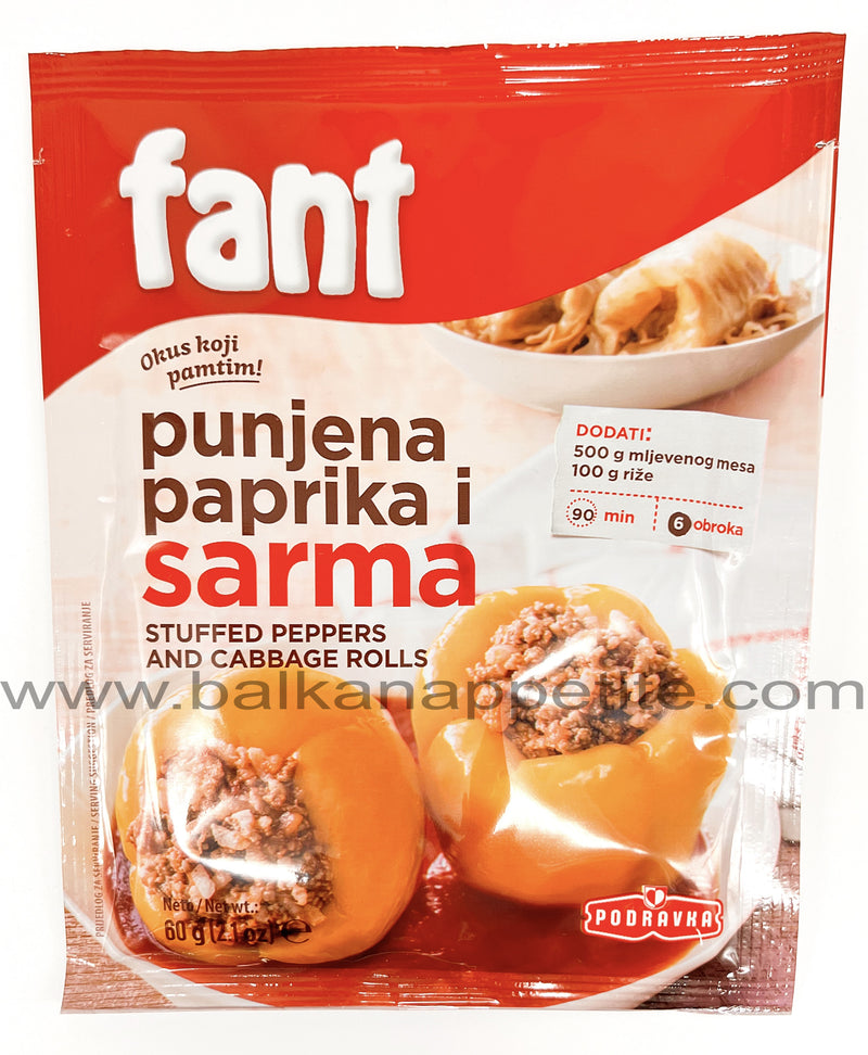 Fant Seasoning Mix For Stuffed peppers and Cabbage 60g (2.1oz)
