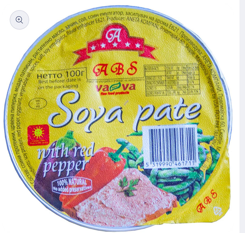 Aneta Soya Pate With Red Pepper 100g (3.53oz)