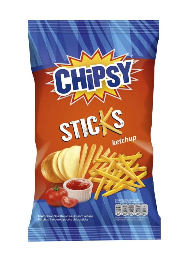 Chipsy Ketchup Sticks Marbo 80g