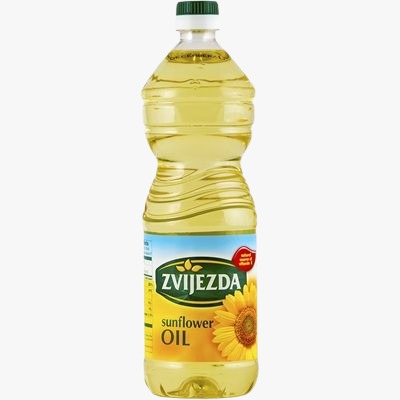 Zvijezda Sunflower Oil 1L plastic bottle