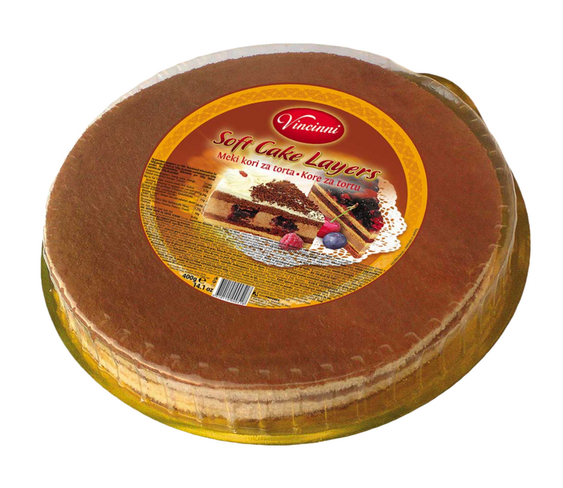 Vincinni Dark Cake Layers 400g (14oz)