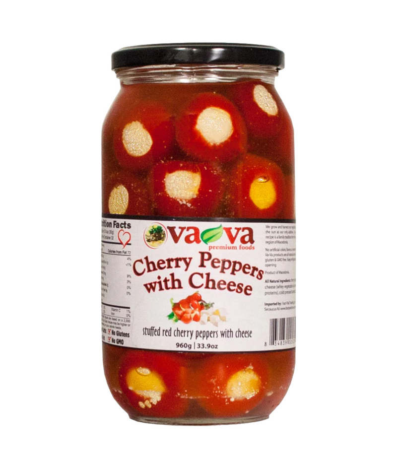 Red Cherry Peppers w/ Cheese  (Va-Va) 960g ( 33.9 oz)