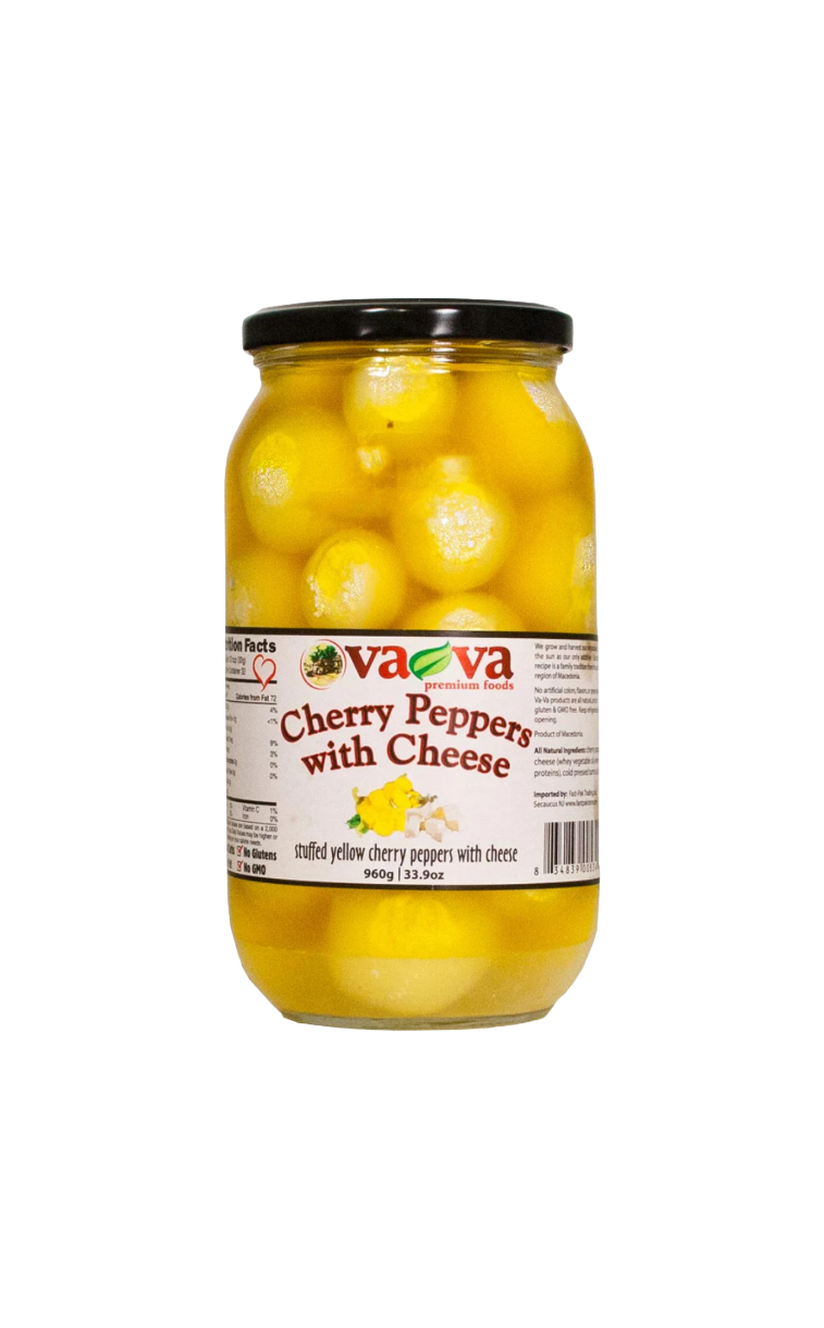 Yellow Cherry Peppers with Cheese (Va-Va) 960g (33.9oz)