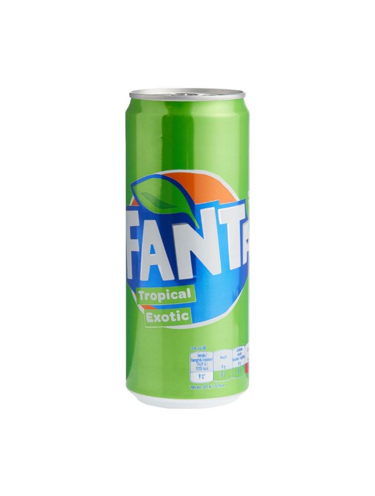 Fanta Tropical (Exotic) Cans 330ml ( 11.16oz) – Balkan Appetite