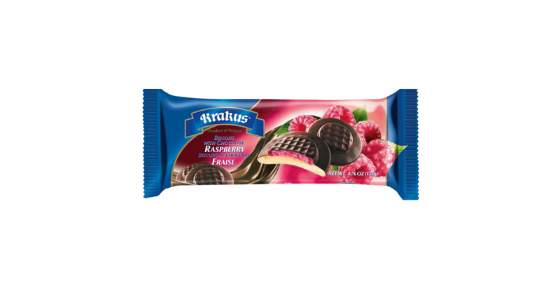 Krakus Raspberry Biscuits 135g ( 47.76oz)