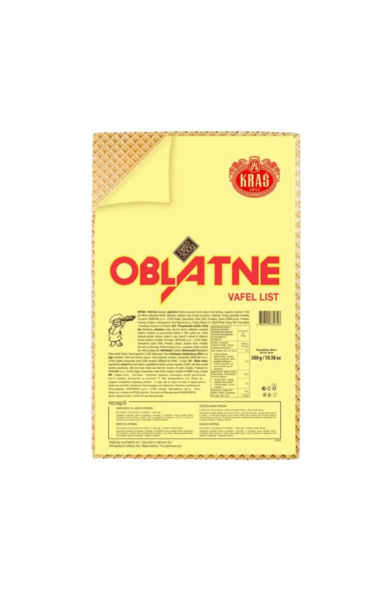 Kras Karolina Oblatne Wafer Sheets 150g pack