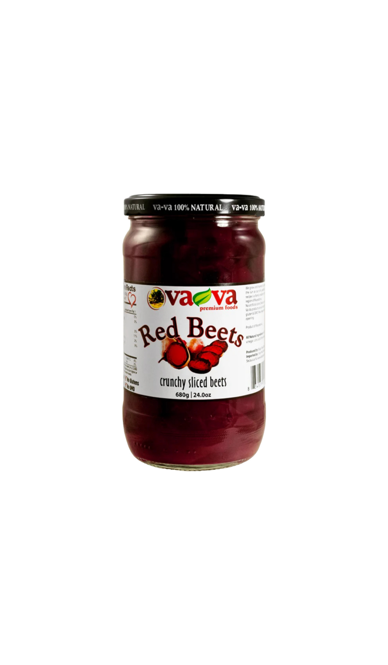 Red Beets Sliced  (Va-Va) 680gr ( 24oz)