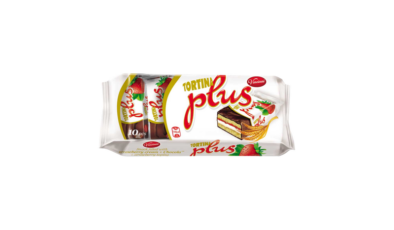 Tortina Plus Strawberry 300gr (10.5oz)