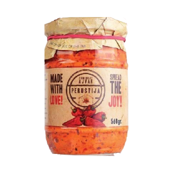 Perustija Mild Ajvar 560g (19.75