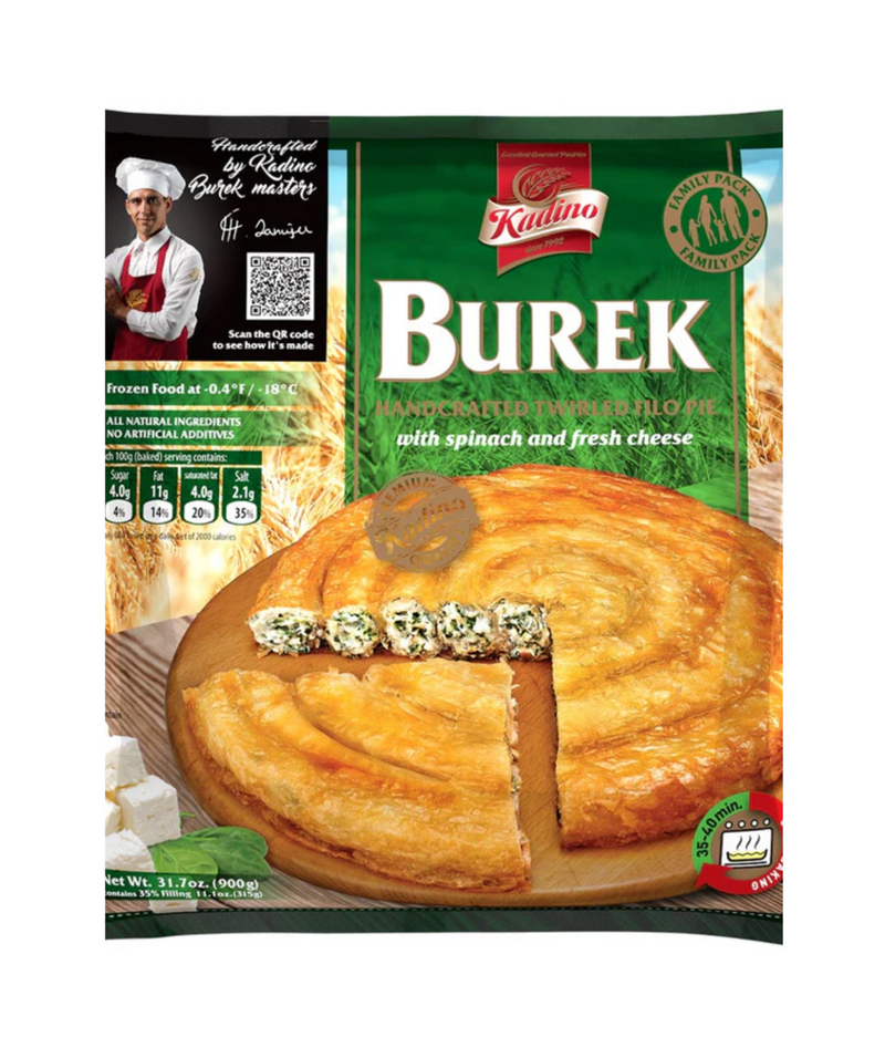 Kadino Hand Made Twirled Burek w/ Cheese & Spinach 900g (31.75oz)