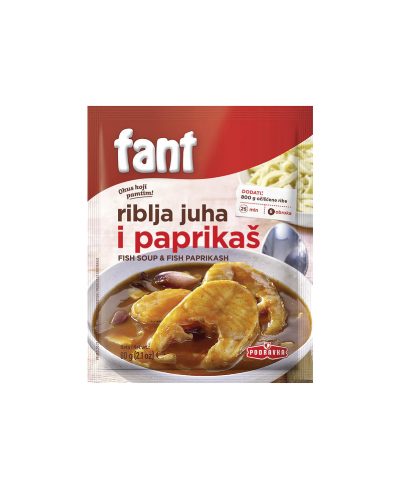 Fant Seasoning Mix for Fish Soup and Fish Paprikash 60g(2.1oz)