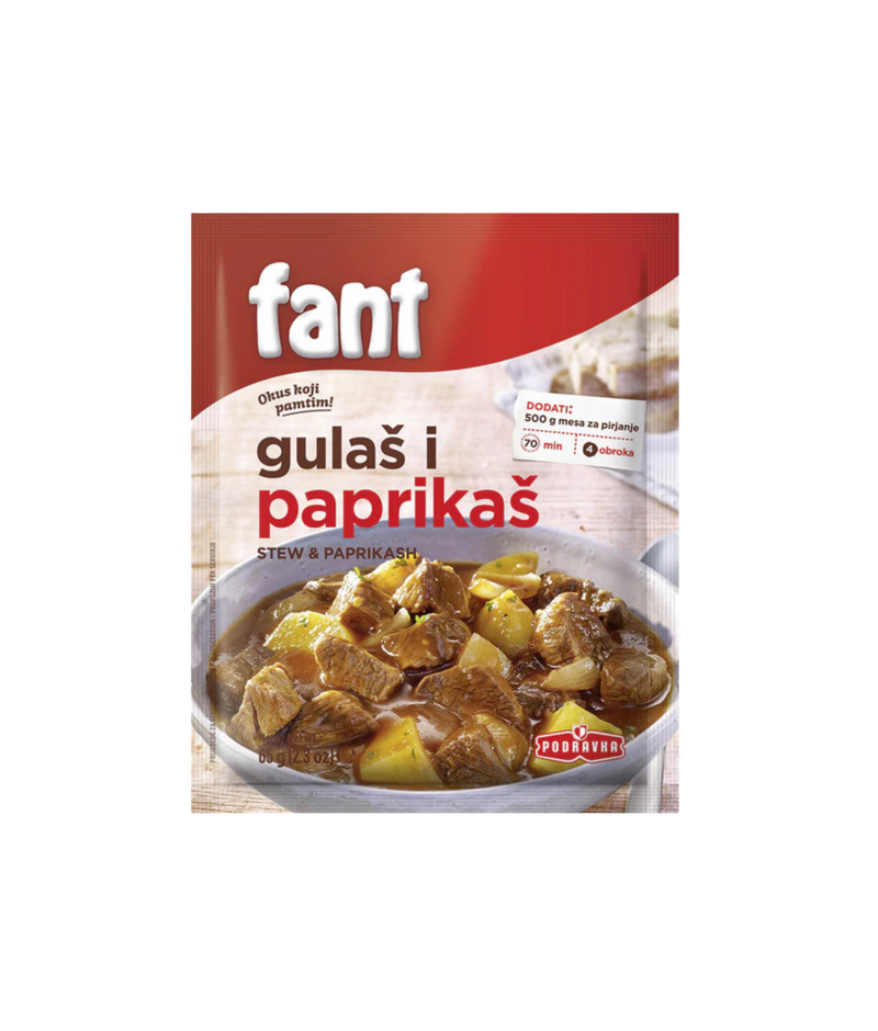 Fant Seasoning Mix For Stew and Paprikash 65g (2.3oz)