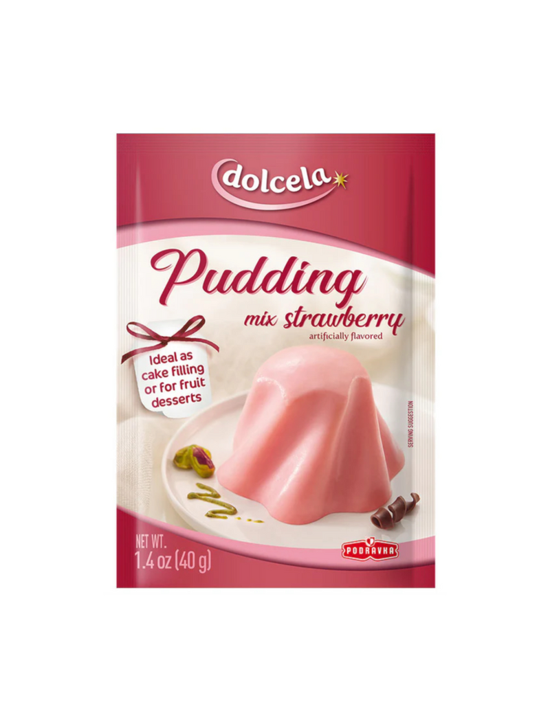 Dolcela Pudding Mix Sreawberry 40g(1.4oz)