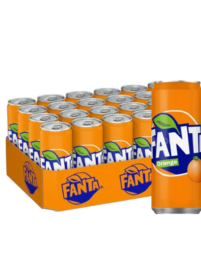 European Fanta Orange Cans 24*330ml (11.16oz)