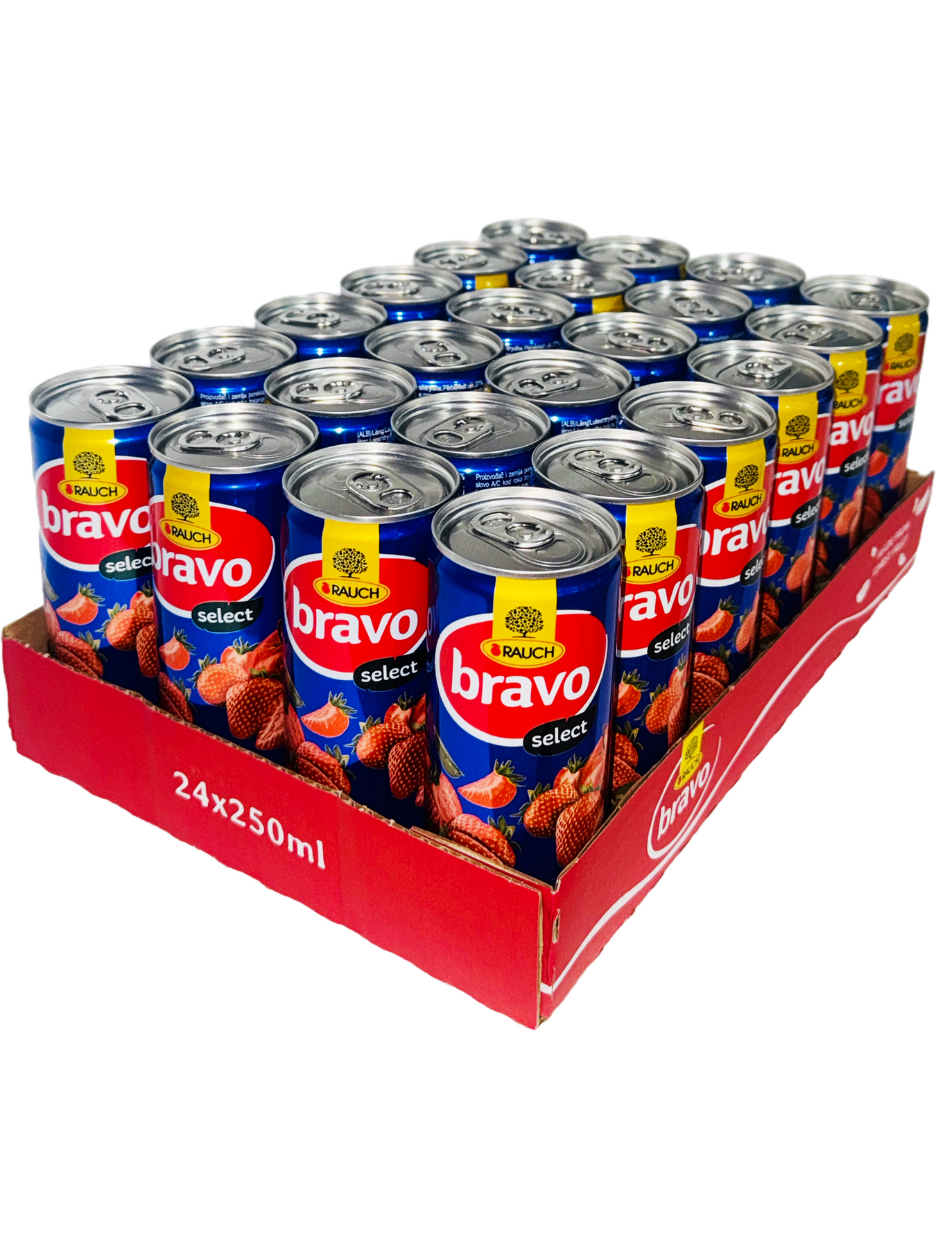 Bravo Strawberry Nectar (Rauch) Case 24×250ml (8.45oz) – Balkan Appetite