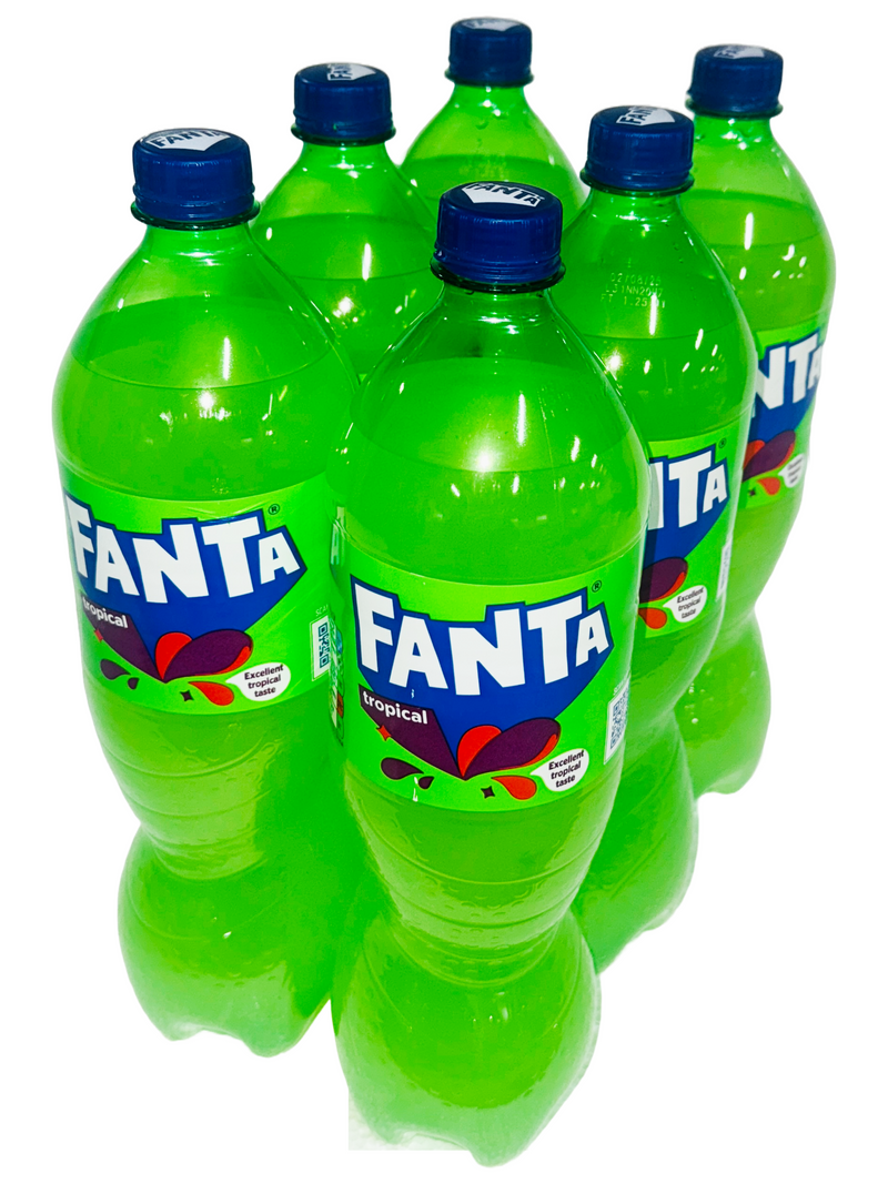Fanta Tropical bottle case 6 x 1.25l (42.27 oz)