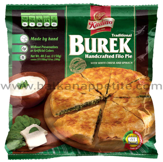 Kadino Hand Made Burek Pie w/ Cheese & Spinach 1150g (40.57oz)