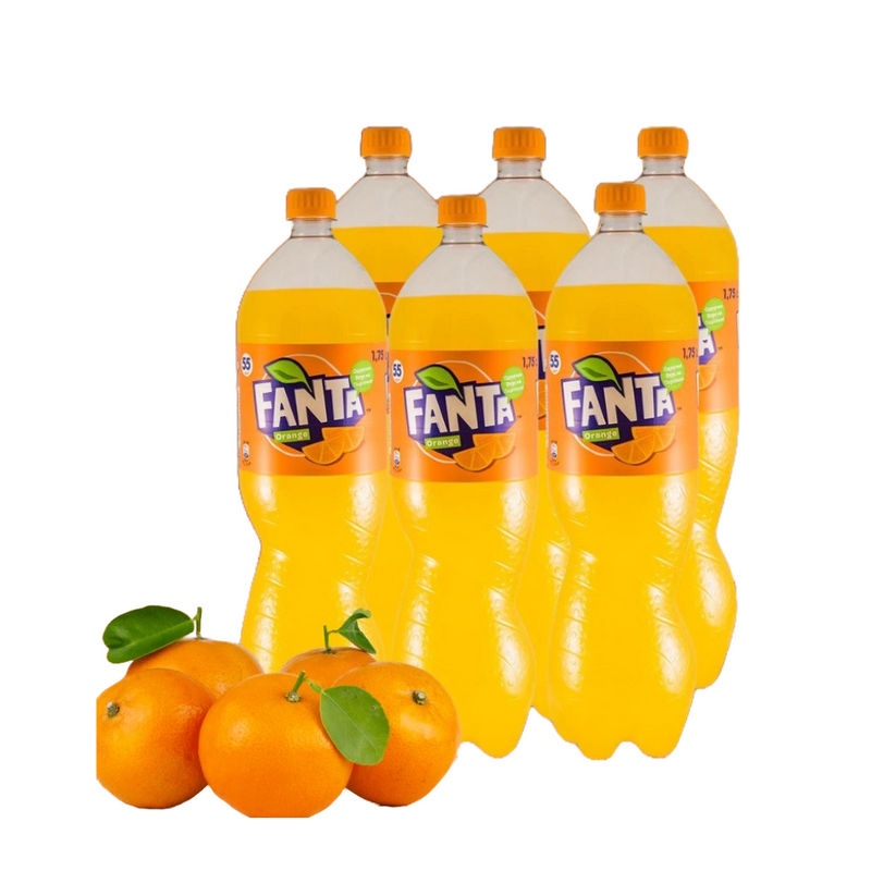 Fanta Orange 1.75l x 6 Plastic