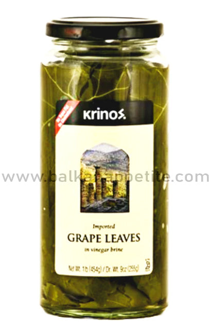 Krinos Grape Leaves  jar 454g (16.01oz)