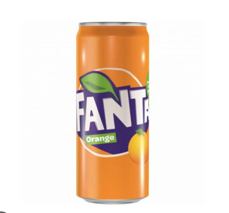 Fanta  Orange Cans 330ml (11.16oz)