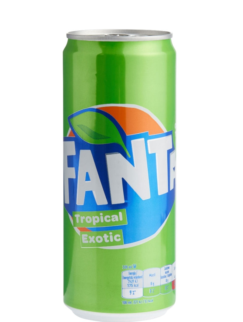 Fanta Tropical (Exotic) Cans 330ml ( 11.16oz)