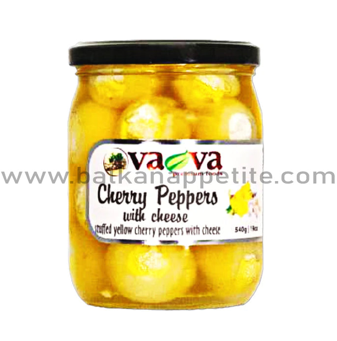 Yellow cherry peppers w/ Cheese (Va-Va)   540g(19oz)