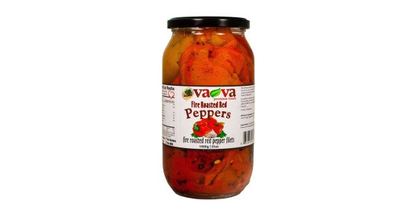 Fire Roasted Red Peppers  (Va-Va) 1000g (35 oz)