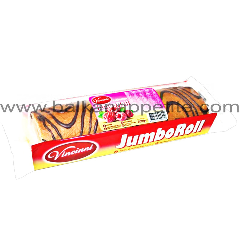 Vincinni Mini Rols Vincinni Raspberry Swiss Roll 300g ( 10.58 oz) – Balkan Appetite