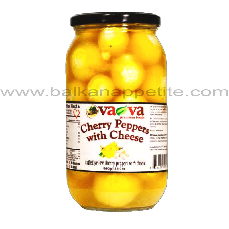 Yellow Cherry Peppers with Cheese (Va-Va) 960g (33.9oz)