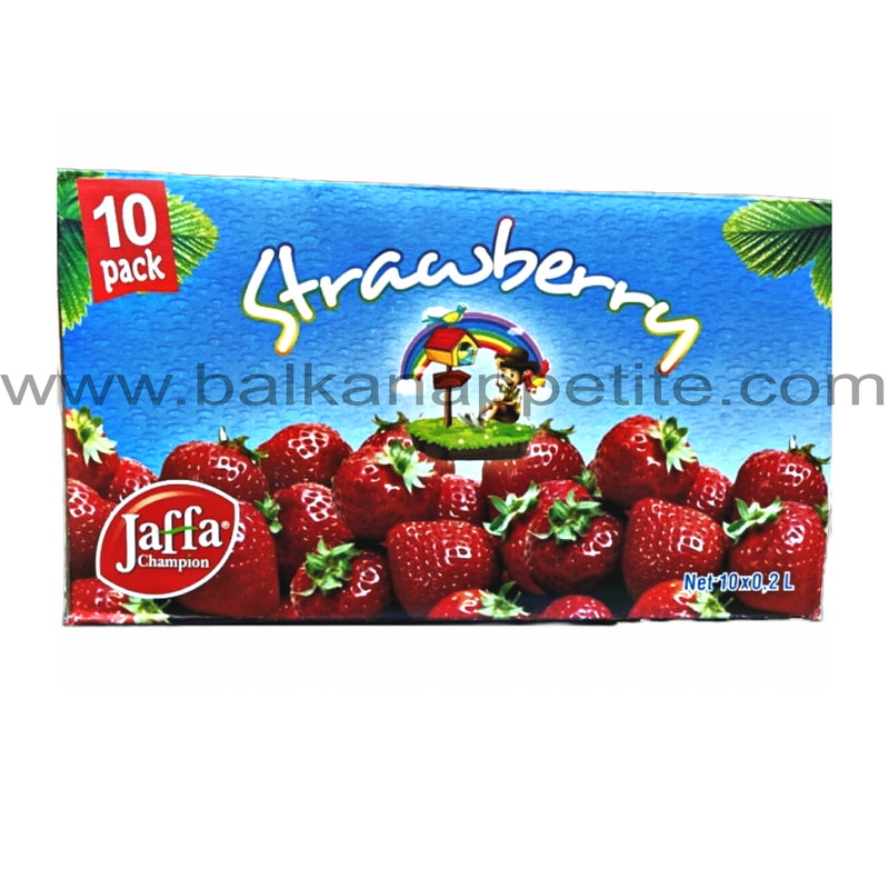 Jaffa Strawberry Nectar 10 Pack 200ml*10 ( 33.8oz)