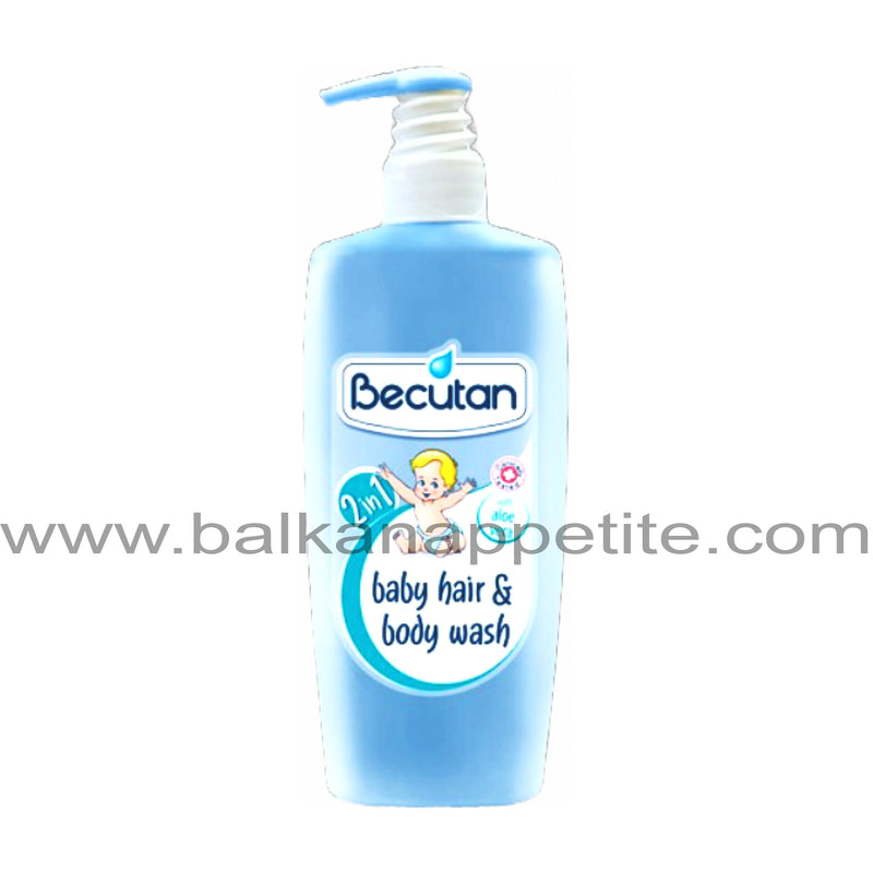 Becutan baby shampoo & bath 2 in 1 (pump) 400ml (13.5oz)
